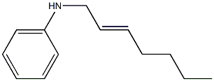 N-(2-Heptenyl)aniline Struktur