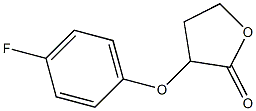 2-(4-Fluorophenoxy)-4-hydroxybutanoic acid lactone Struktur