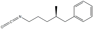 [R,(+)]-4-Benzylpentyl isocyanate Struktur
