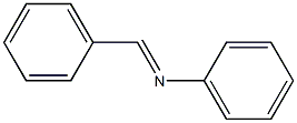 (E)-N-Phenylbenzenemethaneimine Struktur