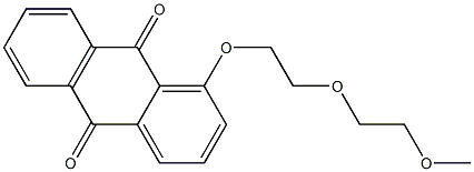 1-[2-(2-Methoxyethoxy)ethoxy]anthraquinone Struktur