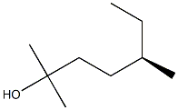 [R,(-)]-2,5-Dimethyl-2-heptanol Struktur