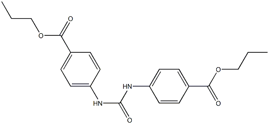 4,4'-(Carbonylbisimino)bisbenzoic acid dipropyl ester Struktur