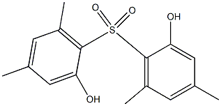 2,2'-Dihydroxy-4,4',6,6'-tetramethyl[sulfonylbisbenzene] Structure