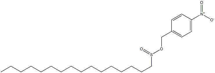 Hexadecane-1-sulfinic acid 4-nitrobenzyl ester Struktur