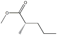 [S,(+)]-2-Methylvaleric acid methyl ester Struktur