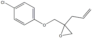 4-Chlorophenyl 2-allylglycidyl ether Struktur