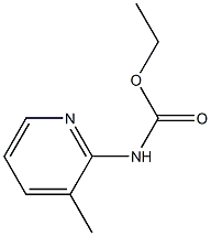 3-Methyl-2-pyridinecarbamic acid ethyl ester Struktur
