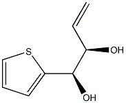 (3R,4R)-4-(2-Thienyl)-1-butene-3,4-diol Struktur