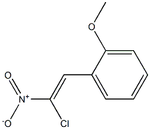 2-Methoxy-1-(2-chloro-2-nitrovinyl)benzene Struktur