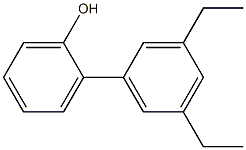 2-(3,5-Diethylphenyl)phenol Struktur