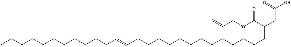 3-(14-Hexacosenyl)succinic acid 1-hydrogen 4-allyl ester Struktur
