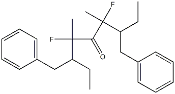 Benzyl(1-fluoro-1-methylbutyl) ketone Structure
