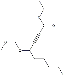4-Methoxymethoxy-2-nonynoic acid ethyl ester Struktur