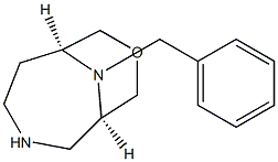 (1R,6S)-10-benzyl-8-oxa-3,10-diazabicyclo[4.3.1]decane Struktur
