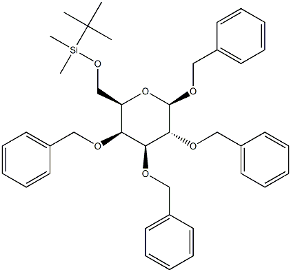 1,2,3,4-Tetra-O-benzyl-6-O-tert-butyldimethylsilyl-b-D-galactopyranose