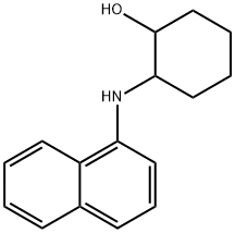 2-(1-Naphthalenylamino)cyclohexanol Struktur