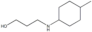 3-[(4-methylcyclohexyl)amino]propan-1-ol Struktur