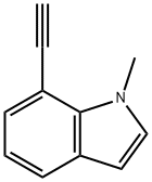 7-Ethynyl-1-methyl1H-indole Struktur