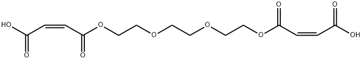 (2Z,16Z)-4,15-dioxo-5,8,11,14-tetraoxaoctadeca-2,16-diene-1,18-dioic acid Struktur