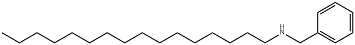 Benzenemethanamine, N-hexadecyl- Struktur