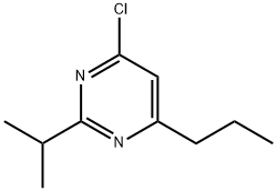 4-chloro-2-(propan-2-yl)-6-propylpyrimidine, 1153409-21-2, 結構式