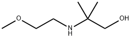2-[(2-methoxyethyl)amino]-2-methylpropan-1-ol Struktur