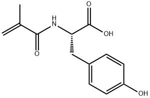 (S)-3-(4-hydroxyphenyl)-2-methacrylamidopropanoic acid Structure