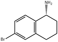 (1R)-6-BROMO-1,2,3,4-TETRAHYDRONAPHTHALEN-1-AMINE Struktur