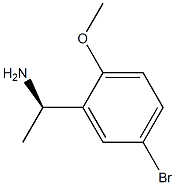 (R)-1-(5-bromo-2-methoxyphenyl)ethan-1-amine Struktur