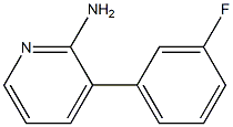 3-(3-FLUOROPHENYL)PYRIDIN-2-AMINE Struktur