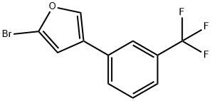 2-Bromo-4-(3-trifluoromethylphenyl)furan Structure