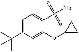 Benzenesulfonamide, 2-(cyclopropyloxy)-4-(1,1-dimethylethyl)-|