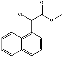 methyl 2-chloro-2-(naphthalen-1-yl)acetate Struktur