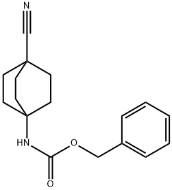 Benzyl 4-cyanobicyclo[2.2.2]octan-1-ylcarbamate Struktur