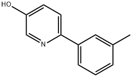 3-Hydroxy-6-(3-tolyl)pyridine Struktur