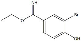 ethyl 3-bromo-4-hydroxybenzimidate Struktur