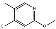 4-クロロ-5-ヨード-2-メトキシピリジン 化學(xué)構(gòu)造式