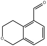 3,4-dihydro-1H-2-benzopyran-5-carbaldehyde Struktur