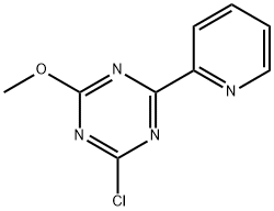 2-Chloro-4-(2-pyridyl)-6-methoxy-1,3,5-triazine Struktur