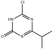 2-Chloro-4-(iso-propyl)-6-hydroxy-1,3,5-triazine Struktur