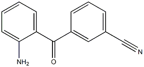 3-(2-Aminobenzoyl)benzonitrile Struktur