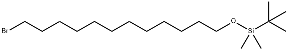 (12-Bromododecyloxy)-tert-butyldimethylsilane Struktur