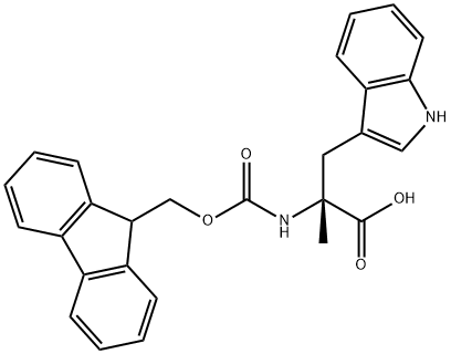 (2R)-2-({[(9H-fluoren-9-yl)methoxy]carbonyl}amino)-3-(1H-indol-3-yl)-2-methylpropanoic acid|