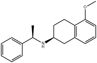 (S)-5-甲氧基-N-((R)-1-苯乙基)-1,2,3,4-四氫萘-2-胺, 1403690-99-2, 結(jié)構(gòu)式