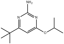 2-Amino-4-(iso-propoxy)-6-(tert-butyl)pyrimidine Struktur