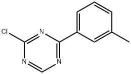 2-Chloro-4-(3-tolyl)-1,3,5-triazine Struktur