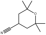 2,2,6,6-Tetramethyltetrahydro-2H-pyran-4-carbonitrile Struktur