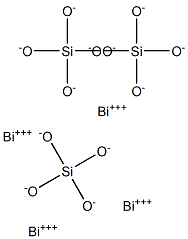 Tetrabismuth triorthosilicate Struktur