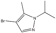 4-bromo-1-isopropyl-5-methyl-1H-pyrazole Struktur